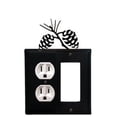 thumbnail image 1 of Pinecone Single Outlet CUSTOM Product GFI CUSTOM Product Cover, 1 of 2