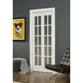 thumbnail image 1 of Pinecroft Traditional Frosted Glass Bifold Door, 30-in. x 80-in., Unfinished, 1 of 8
