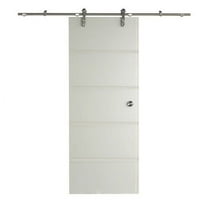 Pinecroft New Visions Contour Glass Barn Door 30" x 80" Opening Size