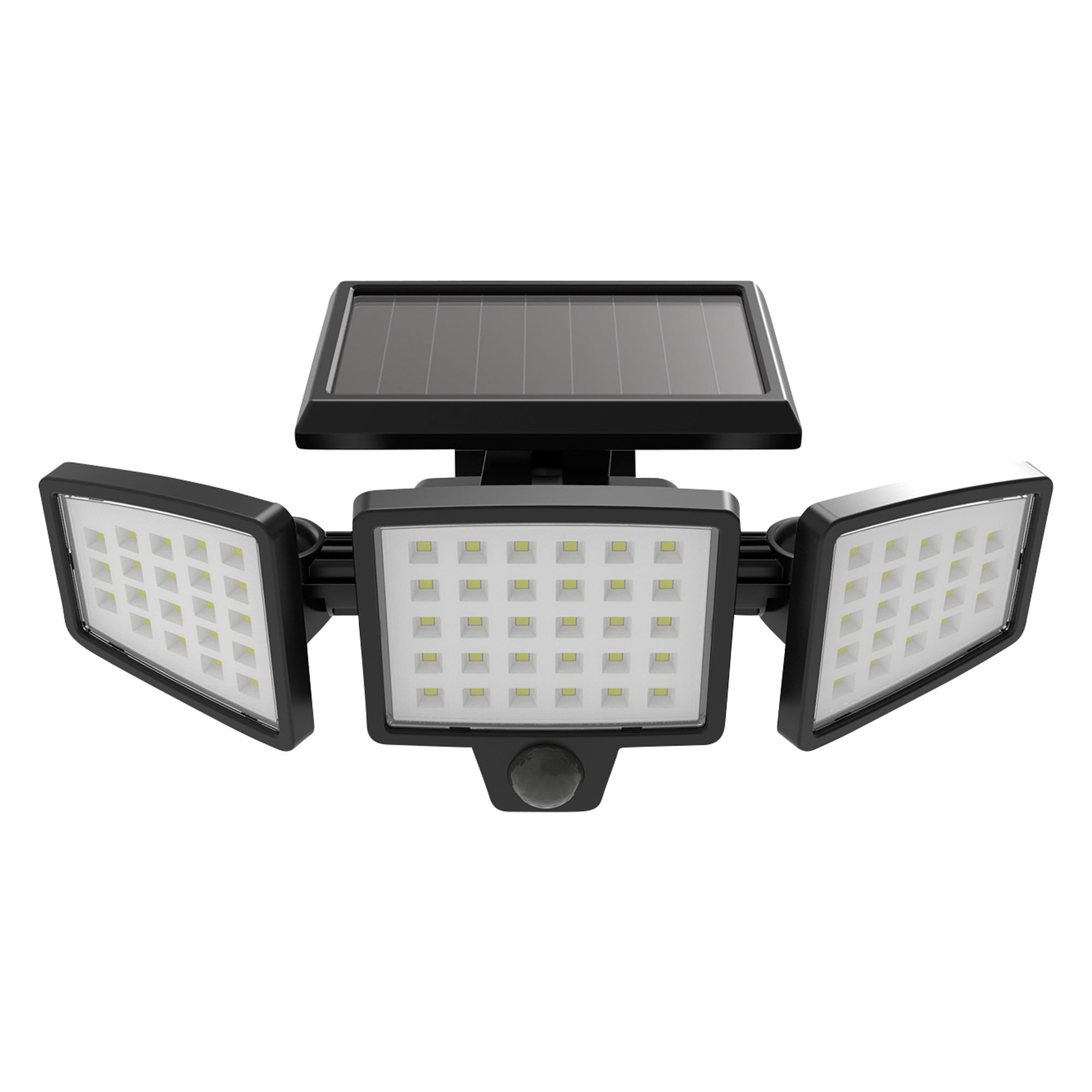 Solar Powered White LED Motion Sensor Security Flood Light