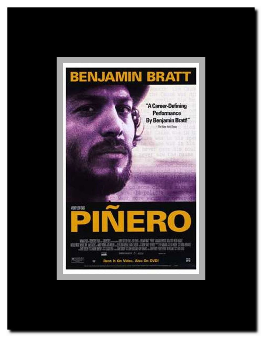 Pinero Framed Movie Poster