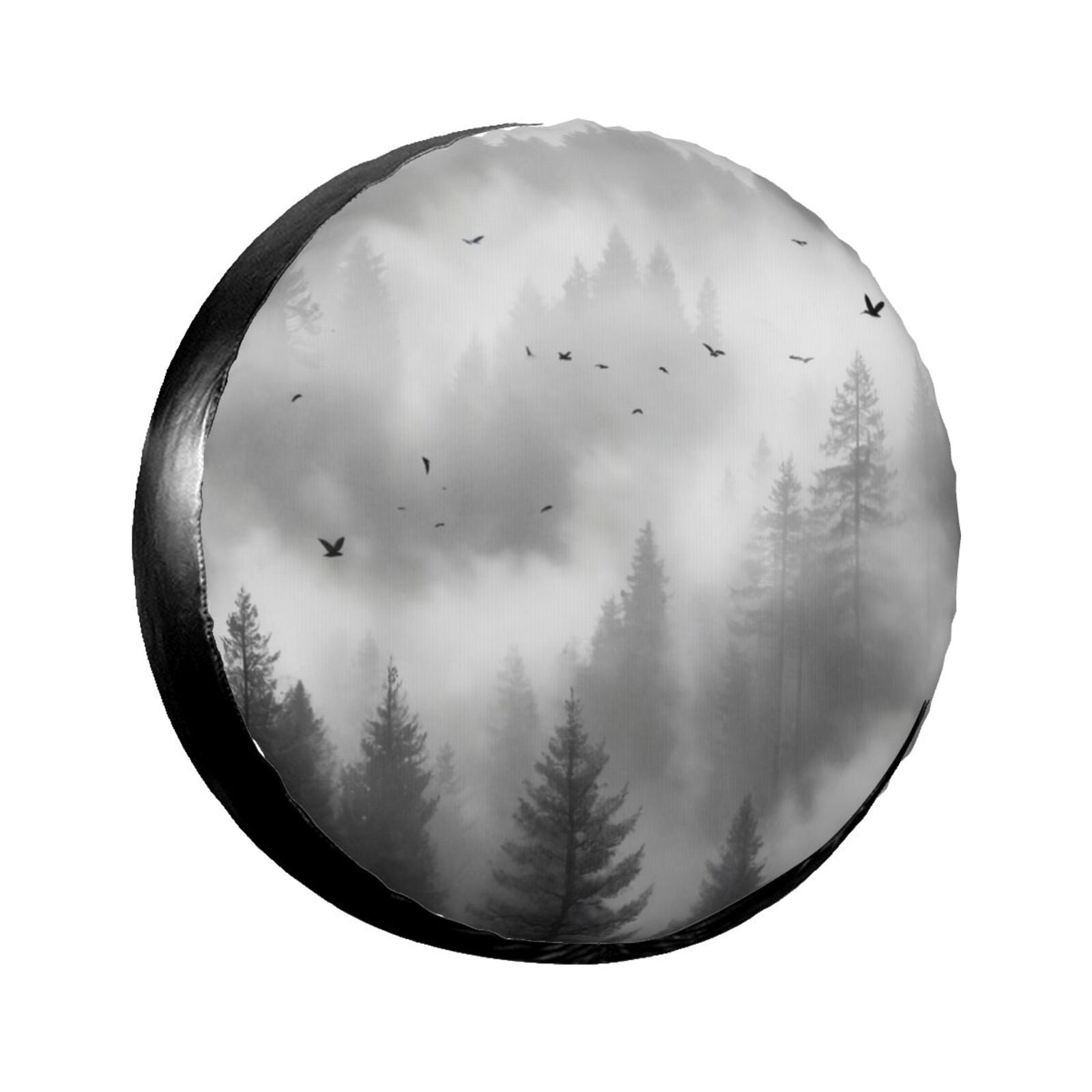 Pines Misty Forest Flight The spare tire cover is suitable for