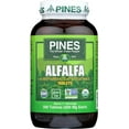 thumbnail image 1 of Pines Organic Wheat Grass Powder, Alfalfa Deep Green Leafy Vegetable, 500ct, 1 of 10
