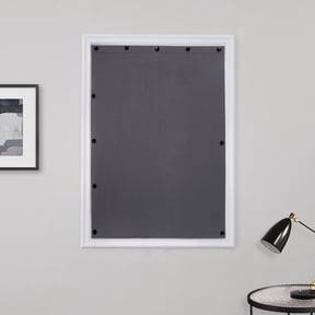 Pinewave Blackout Portable Travel Curtain Panel with Suction Cups, Moroccan Pattern, 1 Panel, Gray, 52"W x 72"L