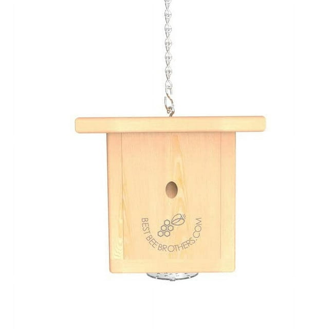 Pinewood Bee Box Trap Carpenter Bee Trap 2 Pack