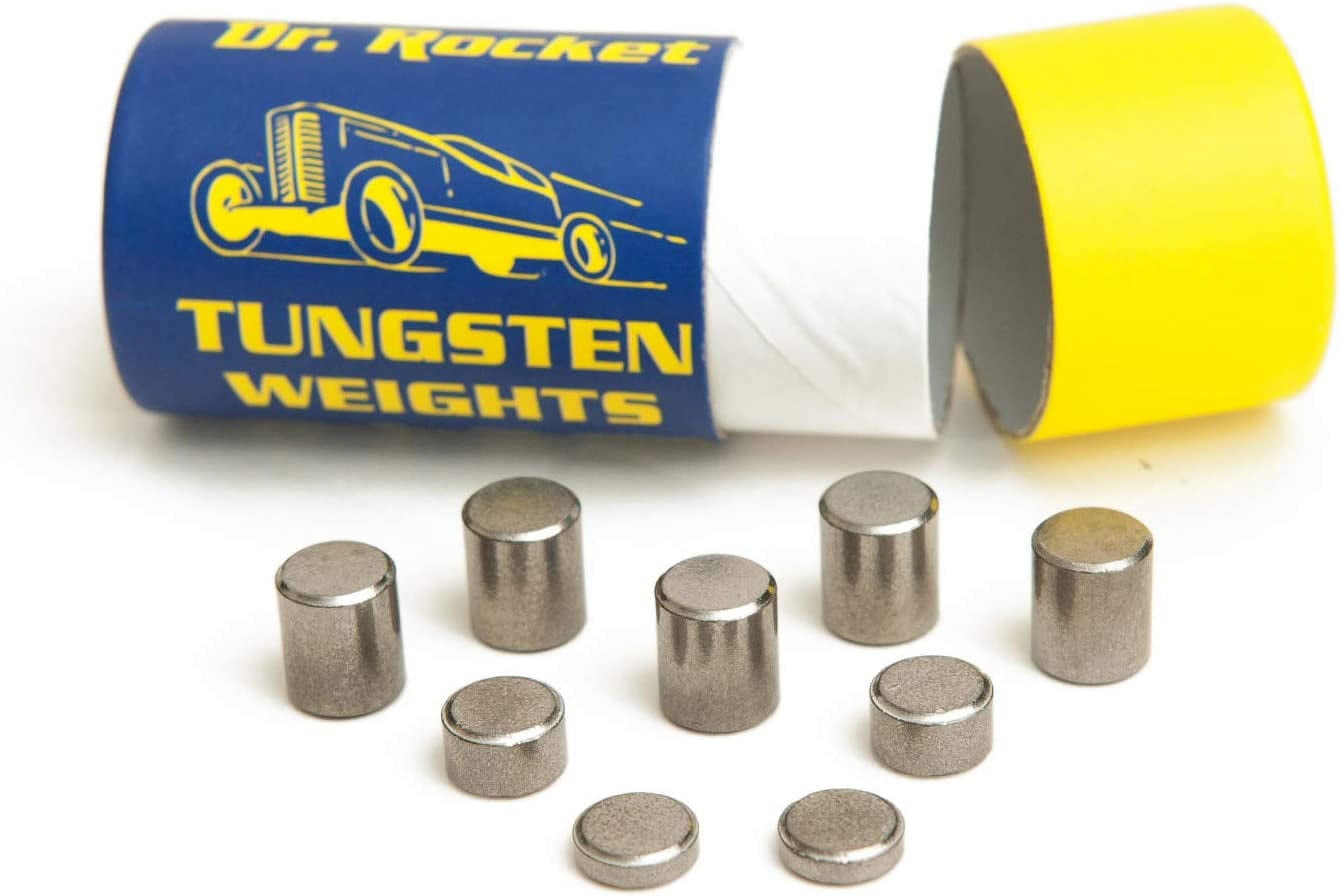 3/8 inch Zinc Cylinder Weights for Pinewood Derby Cars