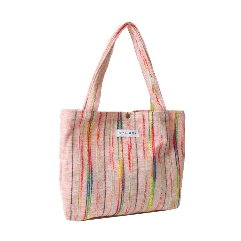 Women's Rainbow Striped Crossbody Bag