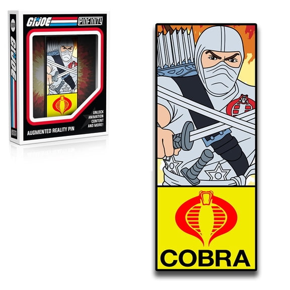 Pinfinity Augmented Reality Enamel Pin - G.I. Storm Shadow
