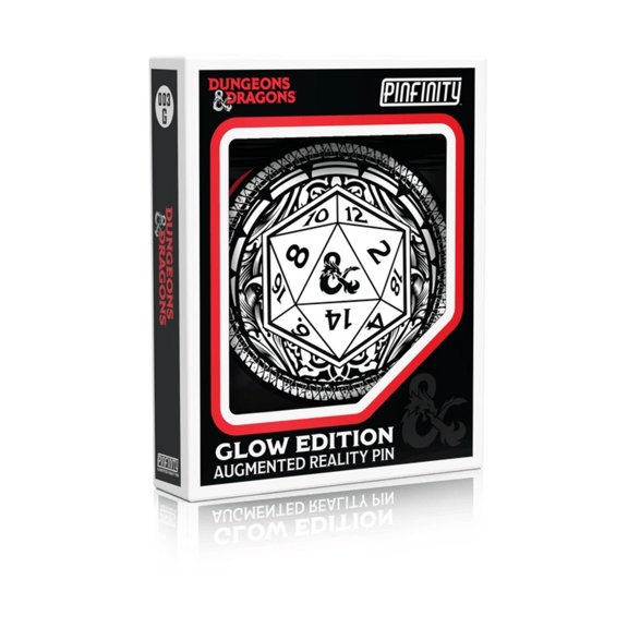 Pinfinity Glow Edition D20 AR Pin New