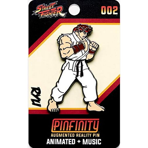 Pinfinity PFSF002 Street Fighter-Ryu Augmented Reality Pin