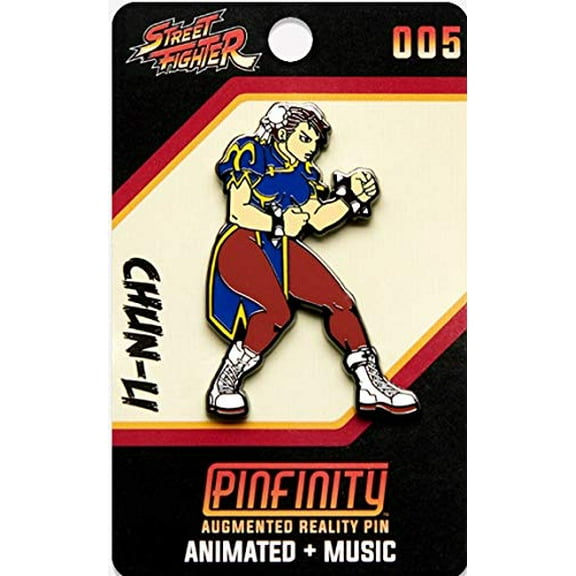 Pinfinity PFSF005 Street Fighter-Chun-Li Augmented Reality Pin