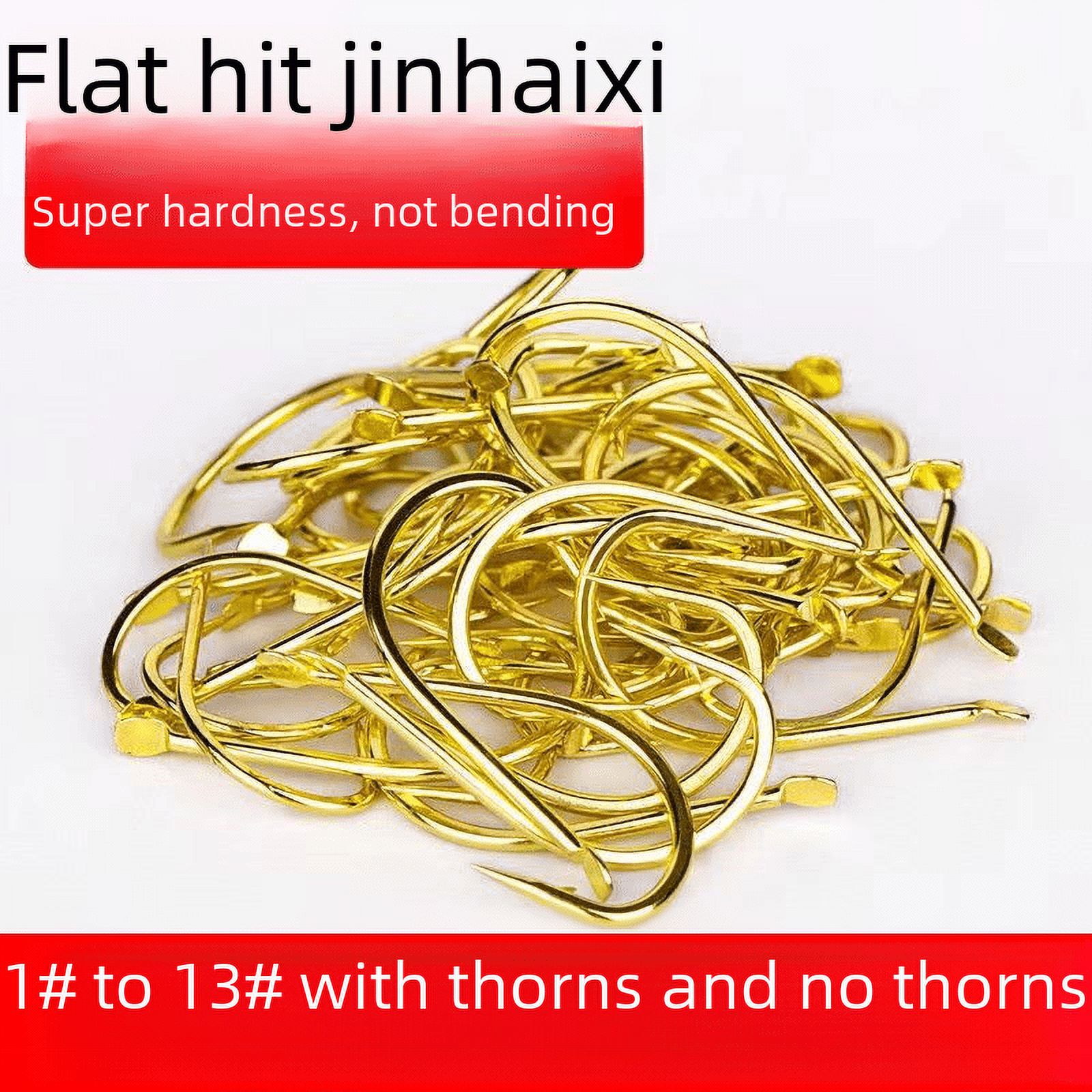 Ping Da Jin Hai Xi Fish Hook Imported with or without Barbs Bulk