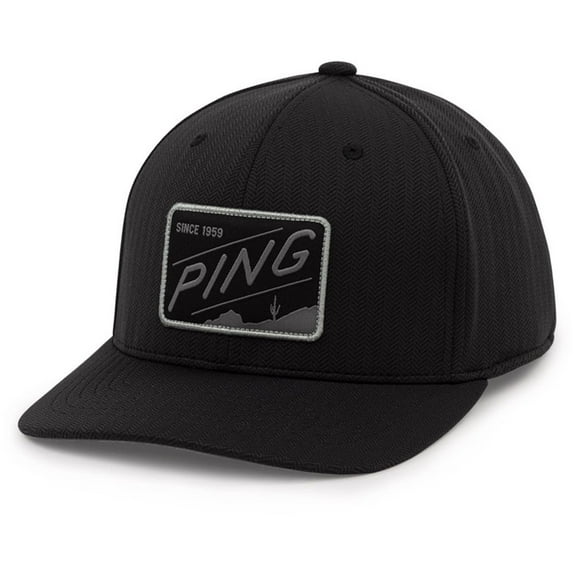 Ping PP58 Camelback Performance Snapback Golf Hat (Black, Adjustable) Cap NEW
