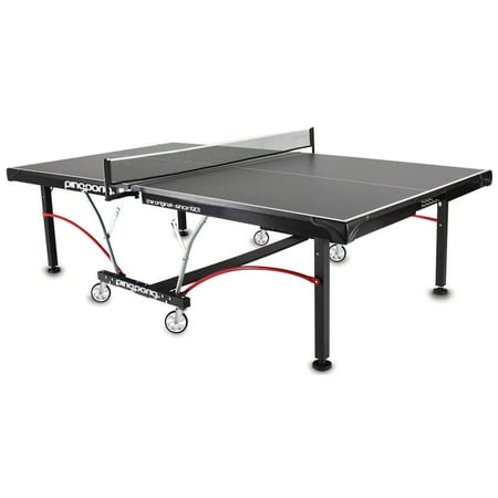 Ping-Pong Elite II Table Foldable Regulation Size Tennis Table w/ Caster Wheels