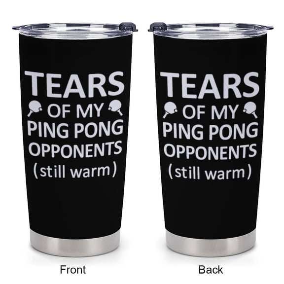 Ping- Pong Gifts for Men Women - Christmas Birthday Gifts for Ping- Pong Lovers - Ping-pong Accessories - 20oz Tumbler