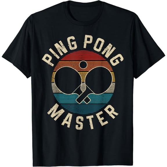 Ping Pong Master Vintage Table Tennis Player Funny Gift T-Shirt mens t shirt，black，women，funny，misfits，men，journey