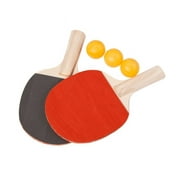 Ping Pong Paddle & Table Tennis Set - Premium Rackets and 3 Table Tennis Balls - Soft Sponge Rubber - Ideal for Professional and Recreational Games - 2 Players