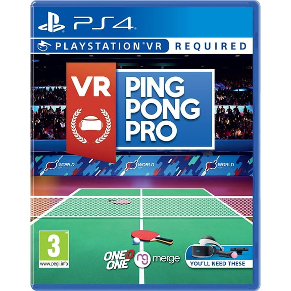 Ping Pong Pro (VR Required - PS4 Playstation 4) Rackets at the Ready!
