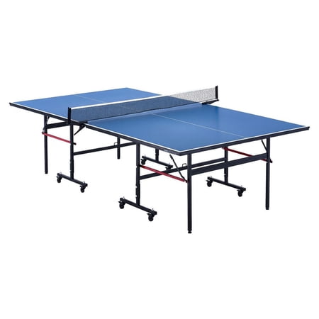 Ping Pong Table Foldable Table Tennis Game Table Indoor with Clamp Net