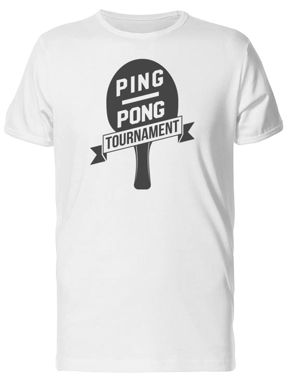 Ping Pong Tournament T-Shirt Men -Image by Shutterstock, Male Small