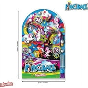 Pingball Unicorn Travel Game by Deluxebase - Mini Pinball Game, a Classic Retro Handheld Arcade Game. Small Travel Games for Kids are Action Games and Reflex Games for Party Favor or Party Bags