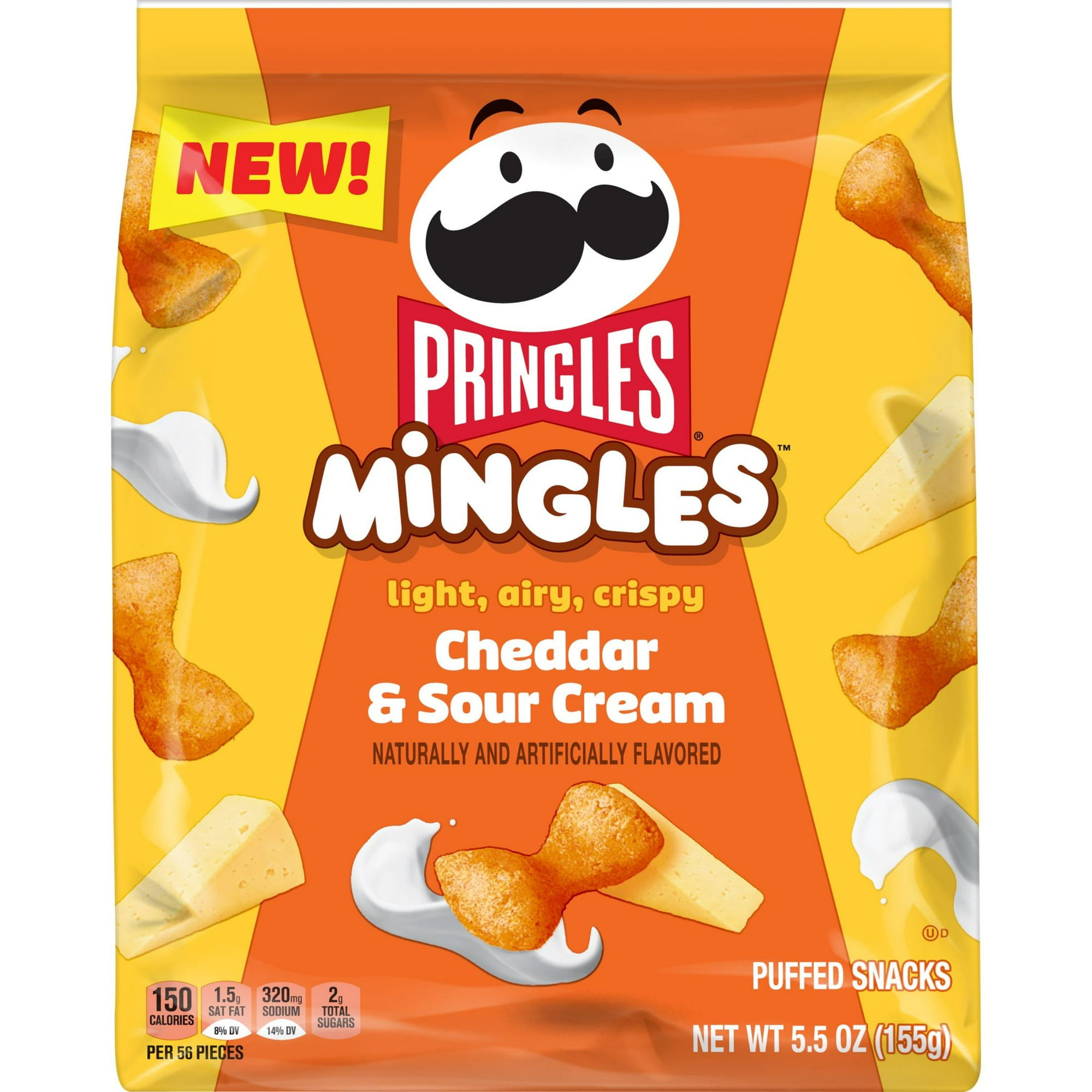 Pringles Mingles Cheddar and Sour Cream Puffed Snacks Review
