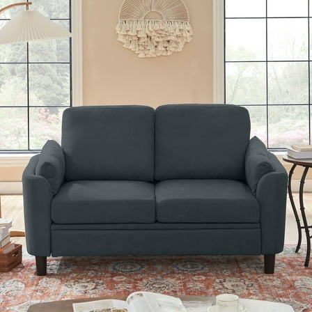 Pingliang Home 59" Loveseat Small Sofa Couch 2 Seater for Living Room Bedroom Apartment Studio Office,Double Seat Love Seat