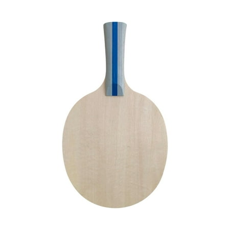 Pingpong Racket,Table Tennis Blade 5 Layers Table Tennis Racket,Wood Pingpong Racket Paddle Comfortable grip,Table Tennis Paddle Baseboard DIY Paddle,Pingpong Paddles for Competition 258mmx148mm