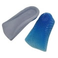 Pingxizhi 1 Pair Silicone Height Increase Insole Breathable Invisible