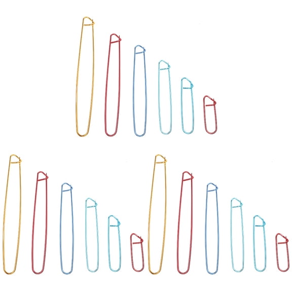 Pingxizhi 36 pcs Colorful Sweater Buckles Lock Safety Buckles Fasteners for Sweaters