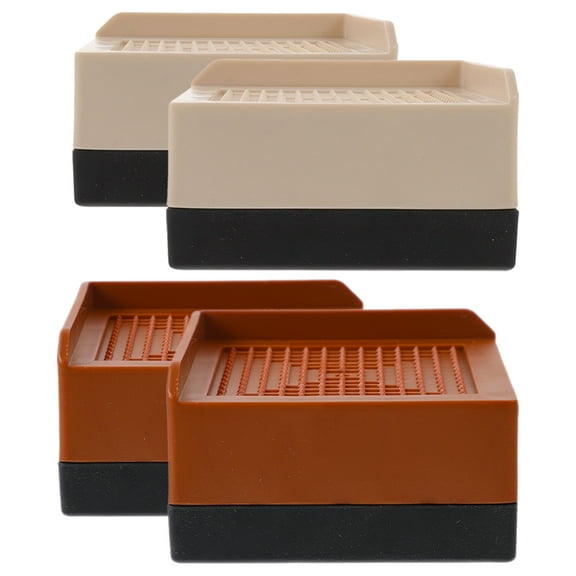 Pingxizhi 4pcs Bed Furniture Risers Household Bed Lifts Furniture Risers Heavy Duty Chair Raisers Lifter