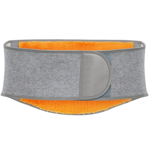 Pingxizhi Winter Thicken Thermal Plush Waist Warmer Lumbar Support Belt Cozy Abdominal Protector Warm Stomach Wrap Band Back Brace (Size XL)