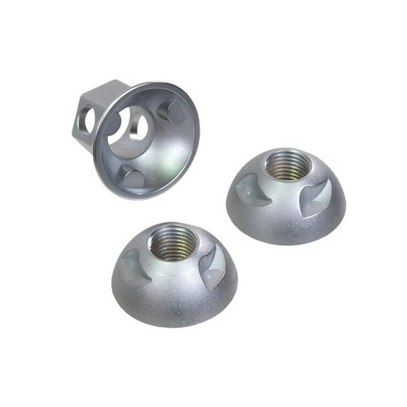 Pinhead Bicycle Locking Wheel Axle Nuts - 3/8" x 26 TPI