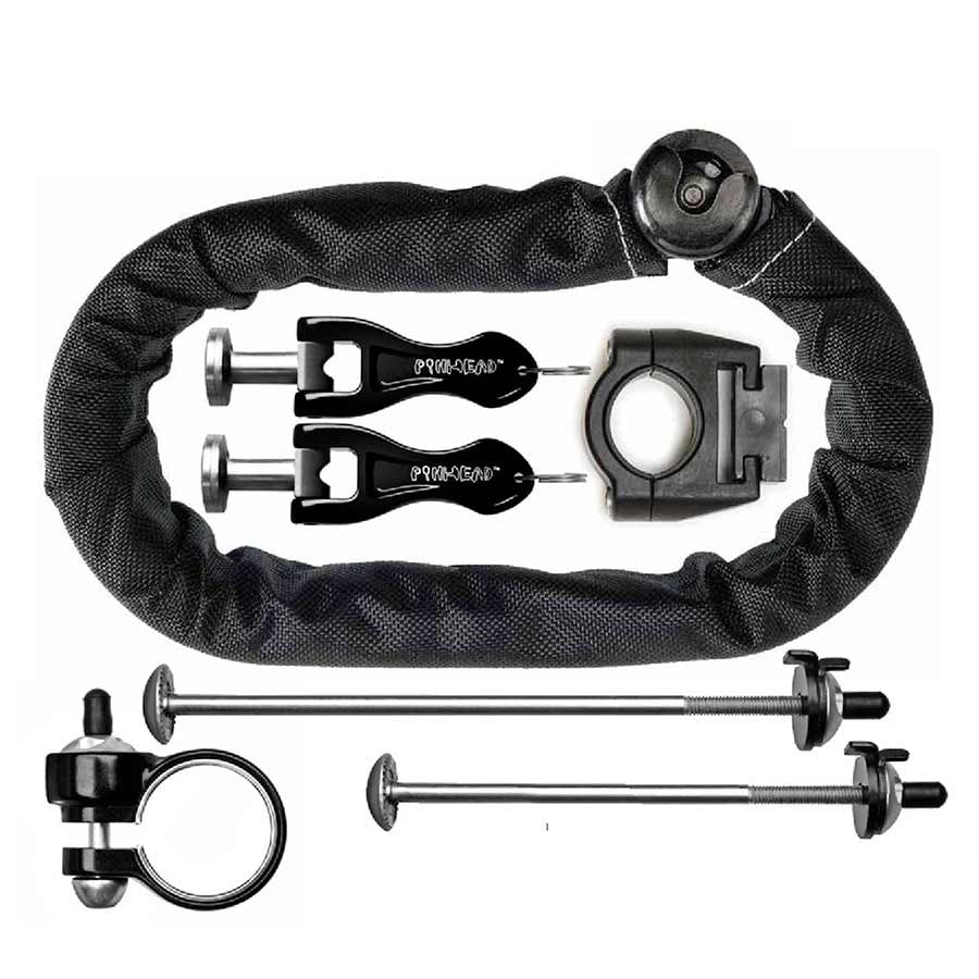 Pinhead City Lock Ultimate Kit: Frame Lock Wheels Seatpost
