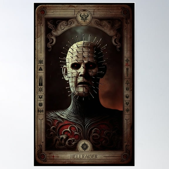 Pinhead Poster Wall Art, Modern Wall Decor For Living Room Bedroom, 8x12 UNFRAMED