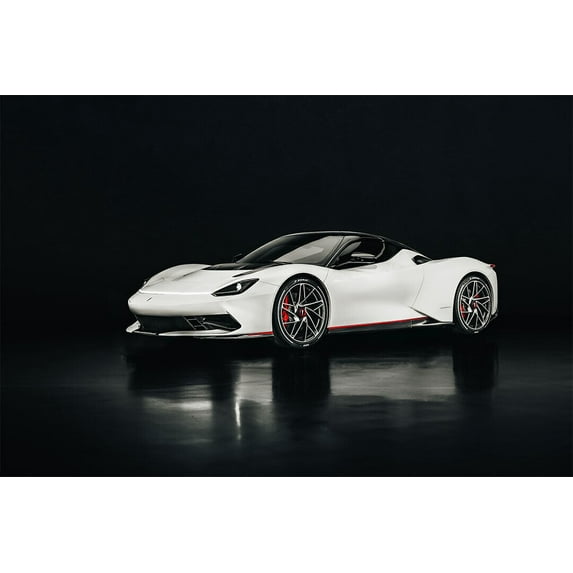Pininfarina Battista German Electric Sports Car Wall Poster - 20x30 Inch Laminated Poster - Stunning Detail and Bold Colors
