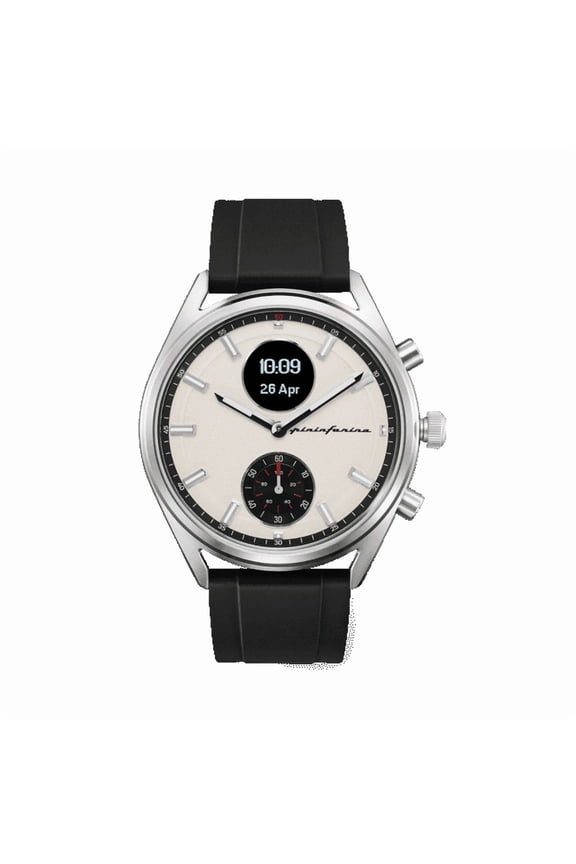 Sintesi Sport Hybrid Smartwatch – Analog Watch, Digital Display, Heart Rate, Sleep, Fitness, GPS, Step & Calorie Tracking (Noir Eclipse)