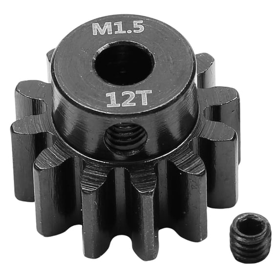 Pinion Gear RC Car Motor Gear Sturdy Steel Construction 1.5 Modulus for Remote Control Vehicle Truck Spare Parts