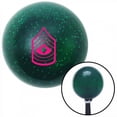 thumbnail image 1 of Pink 08 First Sergeant Green Metal Flake Shift Knob with M16 x 1.5 Insert Shifter, 1 of 1