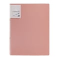 thumbnail image 1 of Pink 1 Inch 3 Ring Binder for A4 Documents, Clear View Portfolio Folder with 2 Pockets, 12.60 x 9.80 in, 1 of 8