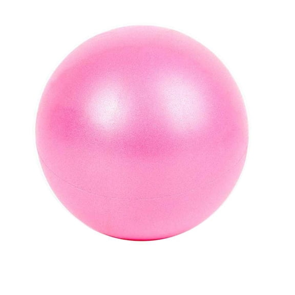 Pink 10-Inch Mini Yoga Ball, Anti-Burst & Non-Slip Pilates Ball, Small Exercise Soft Ball for Core Strength, Physical Therapy & Stability Training (25cm)