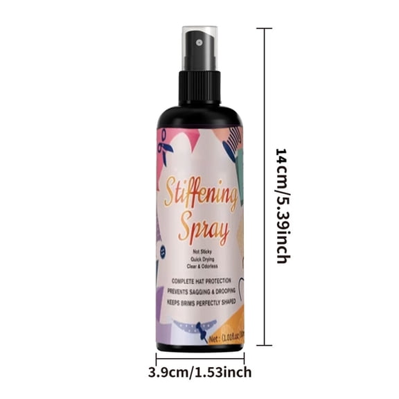 Pink 100Ml Universal Fabric Stiffening Spray Long-Lasting Quick-Dry Formula For Crafts Crochet Costumes And Diy