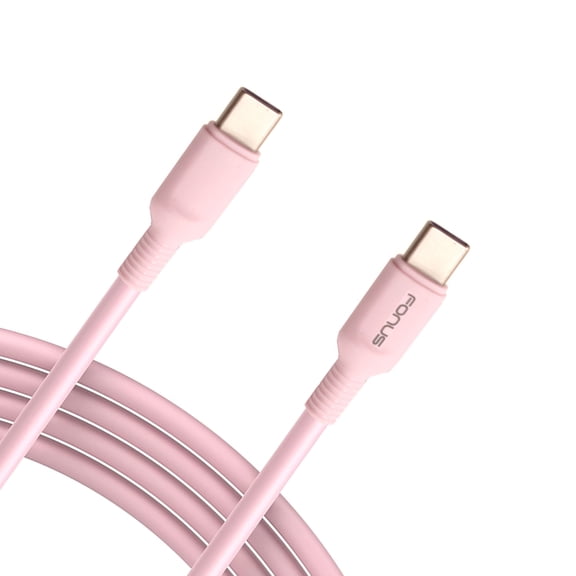 Pink 10ft Long Cable USB-C to Type-C for Motorola Moto G Power (2022)/G Power 5G (2023)/Power 5G (2024)/Power 5G (2025) - PD Fast Charger Cord Power Wire Sync TPE