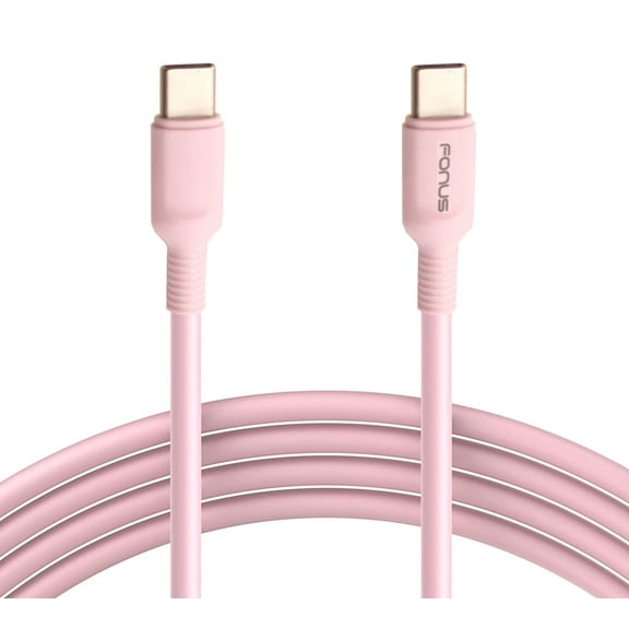 Pink 10ft Long Cable for Samsung Galaxy Note 10/Plus - USB-C to Type-C PD Fast Charger Cord Power Wire Sync for Galaxy Note 10/Plus