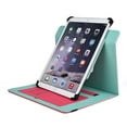 thumbnail image 1 of Pink 12" Tablet Case with self supporting stand and credit card holders, 1 of 5