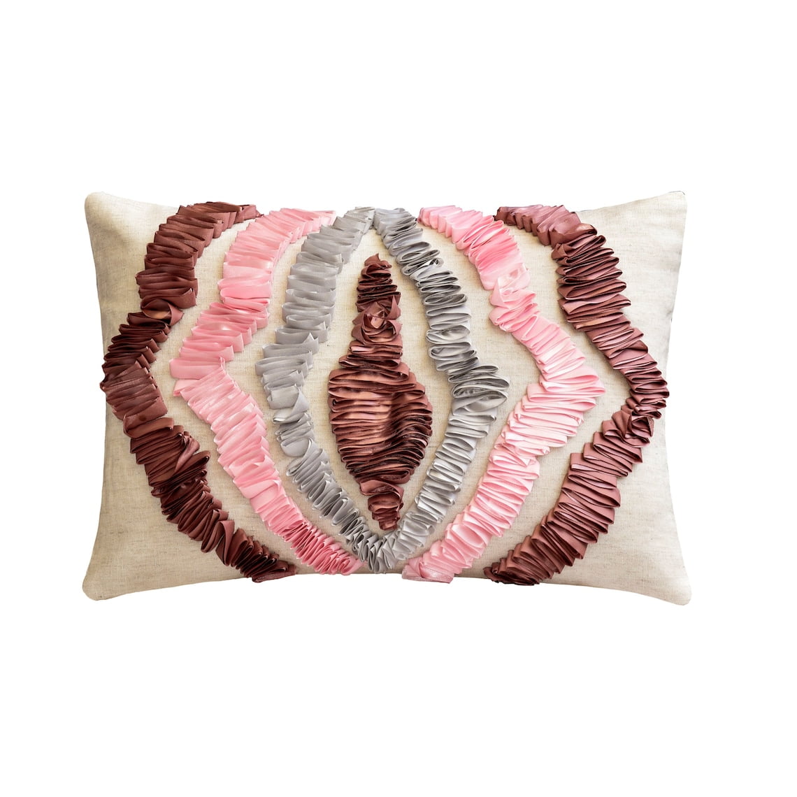 High End Luxury Designer Velvet Floral 'amaranth' Handmade Cushion