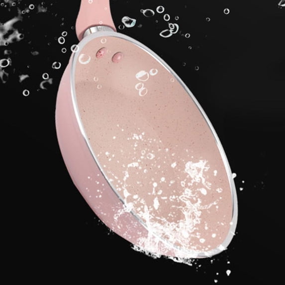 Pink 14cm12/14 Cm Kitchen Food Supplement Pot Mini Frying Pan Non-Stick Pan Home Play Breakfast Pot