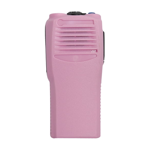 Pink 16 Channel Replacement Housing Case Compatible with CP200 with Buttons Channel PTT Button