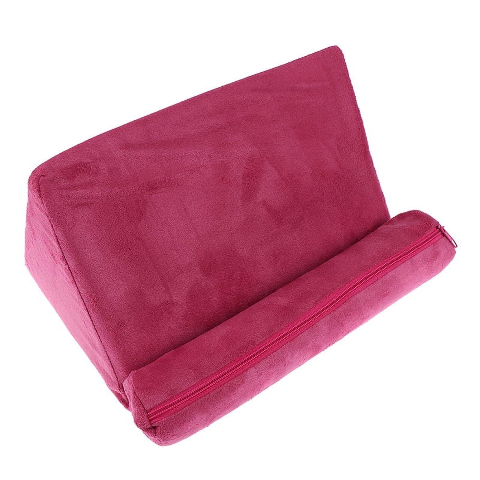 (Pink) 1Pc Tablet Pillow Holder Stand Foam Book Rest Reading Bed