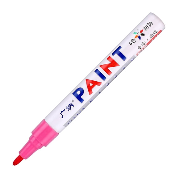 Pink 1Pcs Paint Marker Pen For Car Tyre Tire Rubber Metal 5ML